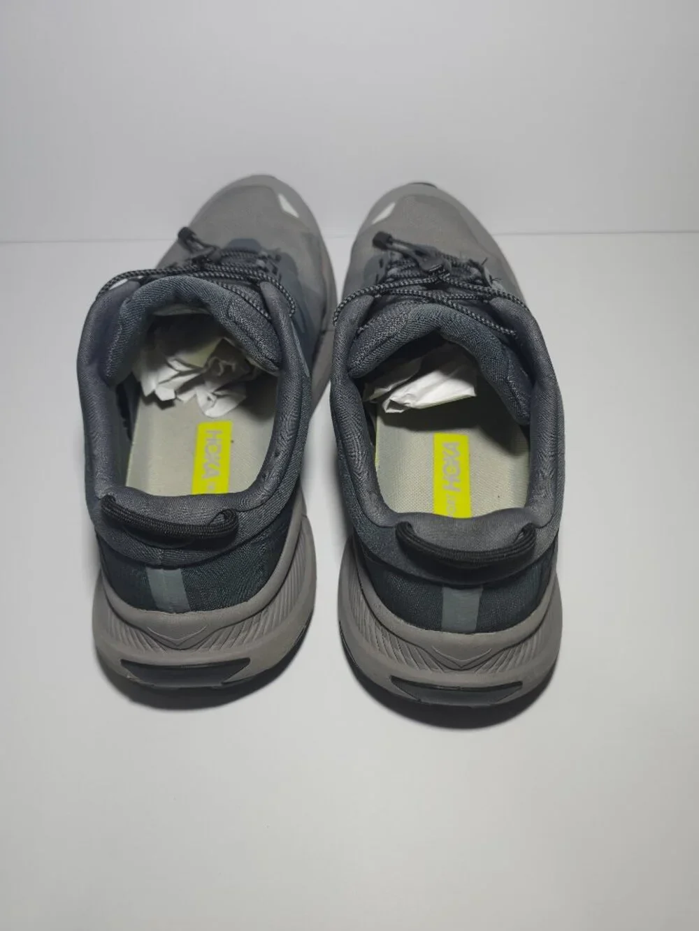Hoka Transport Trail Running Shoes Castlerock Black Gray Men's 12.5D